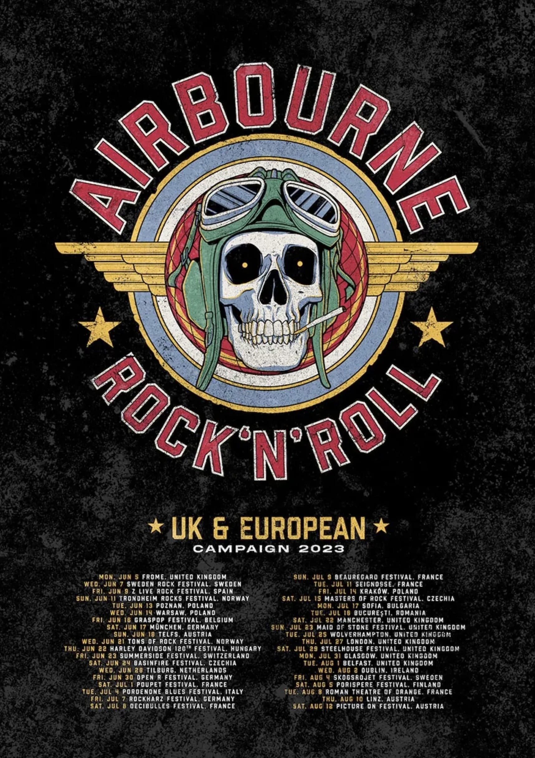 Airbournerocknroll litho