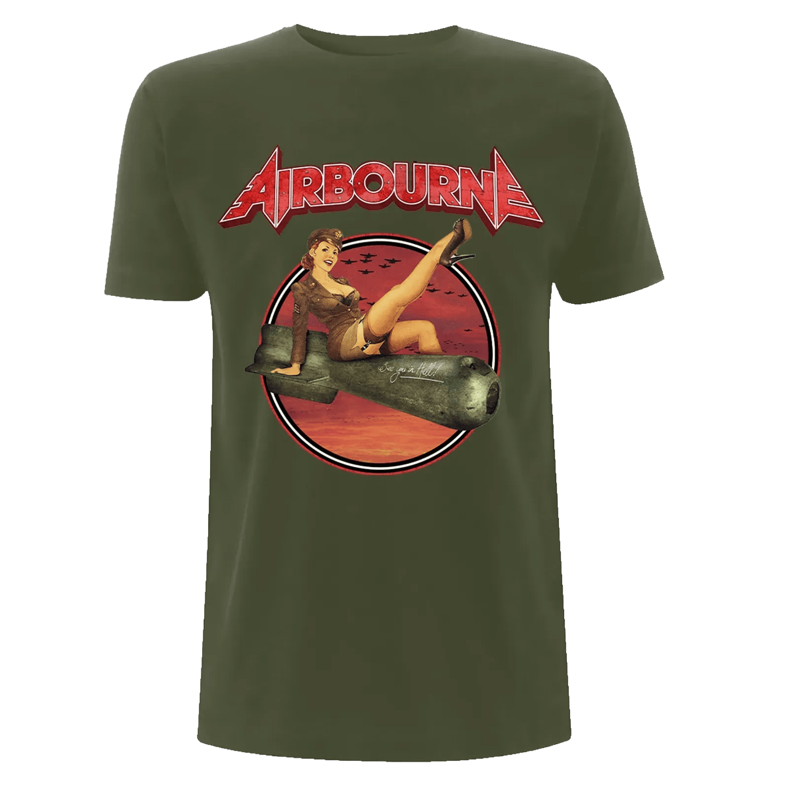 Bombgirl tee green