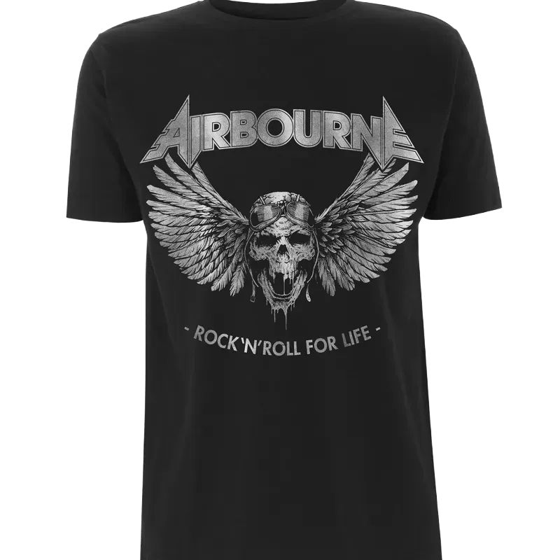 Rnrfl skull blacktee