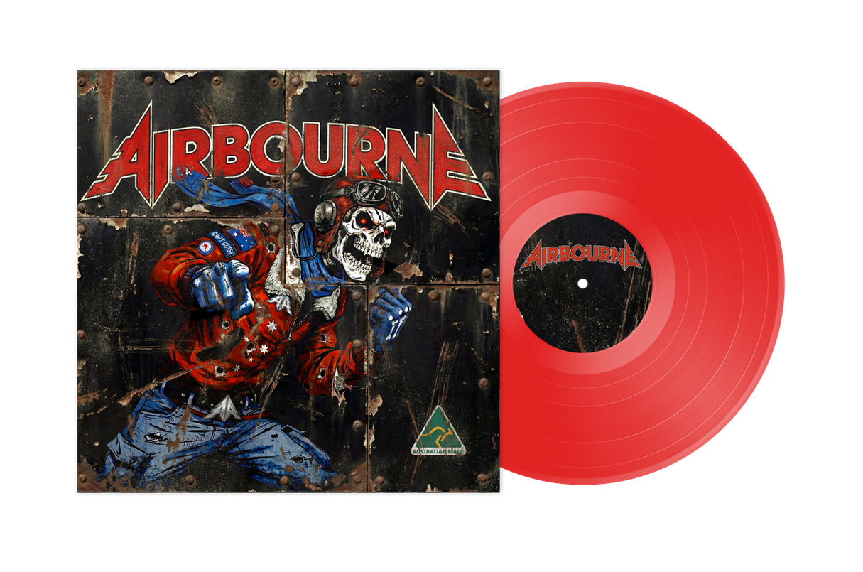 Airbourne vinyl packshots red trans