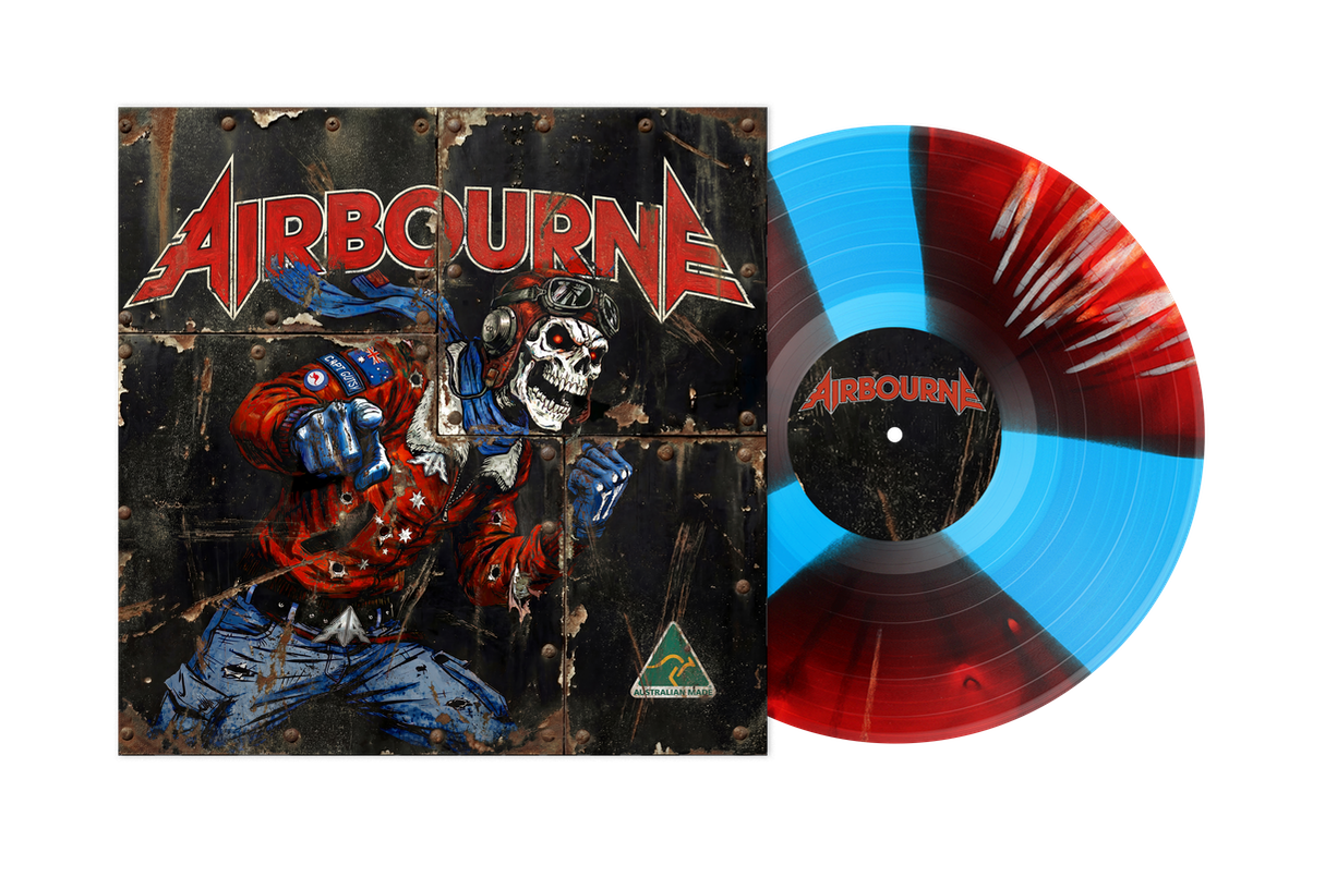 Airbourne vinyl packshots splatter trans